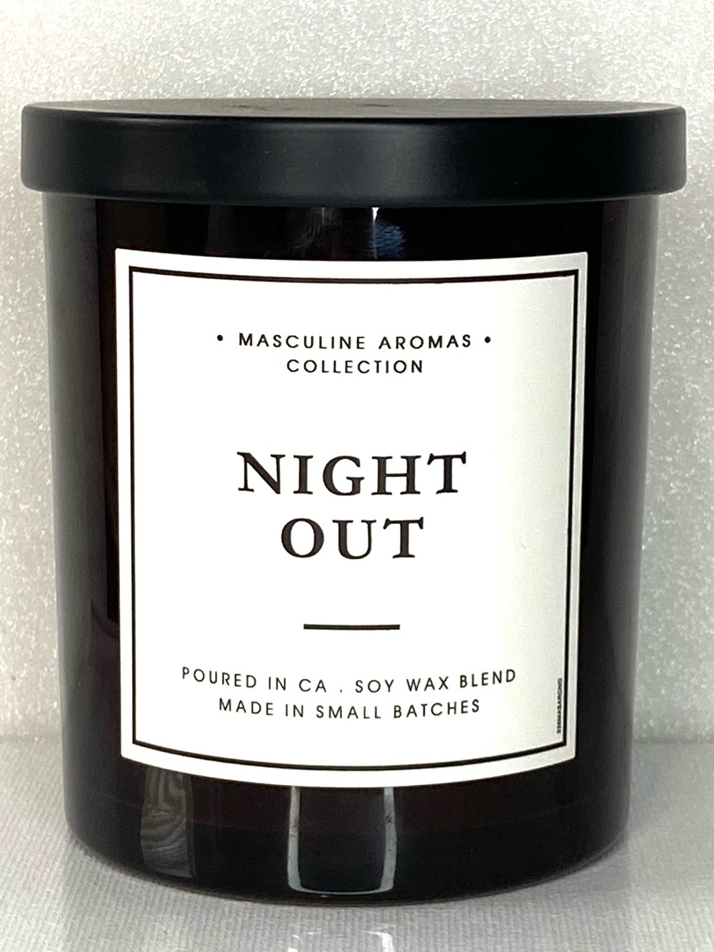 Night Out Soy Wax Candle - (Black)